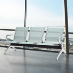 3-Link Nonpadded Waiting Bench