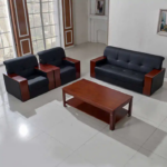 5-Seater Armrest Mahogany Sofa