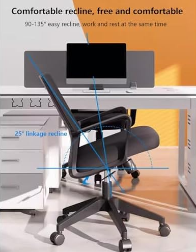 Low-Back Mesh Office Chair - Image 2