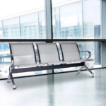 3-Link Steel Waiting Bench