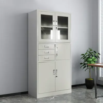 2 Door Office Cabinet with Safe