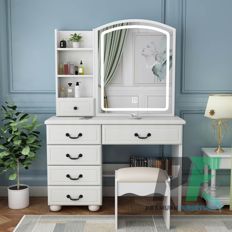 Modern Bedroom Makeup Table Set