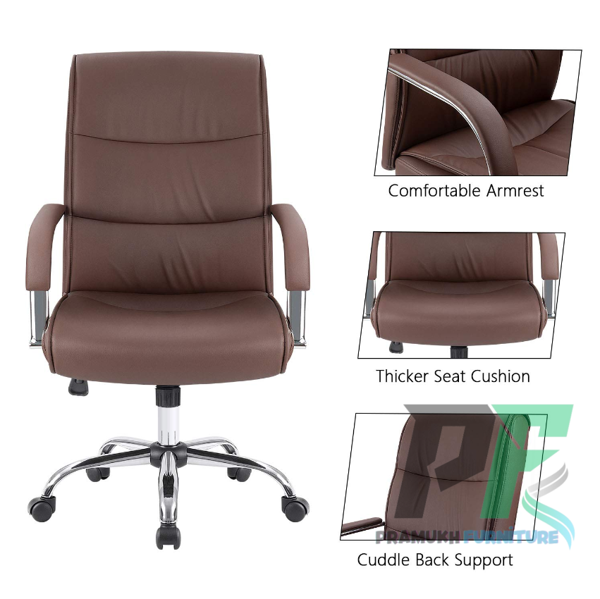 Brown Executive Office Chair - Image 3