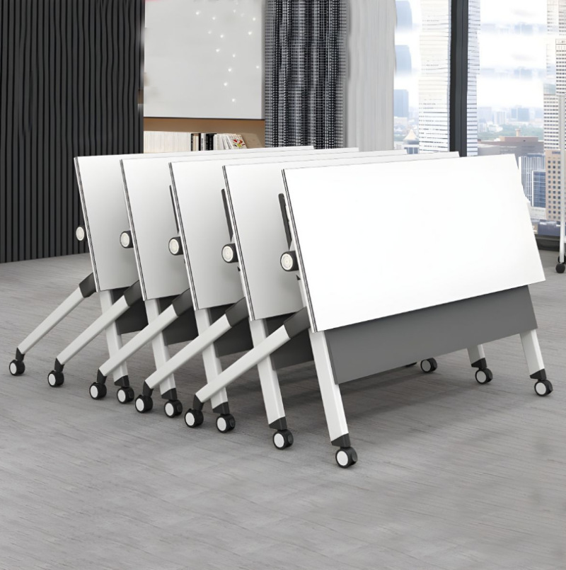 Movable Foldable Training Table - Pramukh Furniture