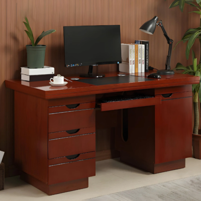 1.4M Mahogany Executive Desk