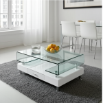 White Base Coffee Table