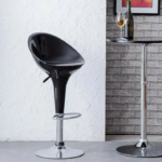 Black High Barstool Chair