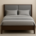 Wooden Queen size bed