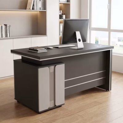 1.2m modern office desk with sleek design and compact layout