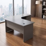 1.2m curved office desk with modern ergonomic design