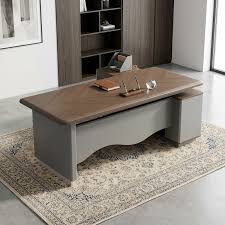 2m large executive office desk with polished finish and spacious layout